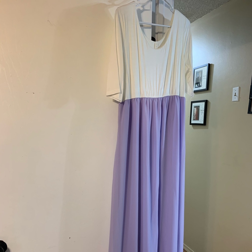Lavender maxi dress